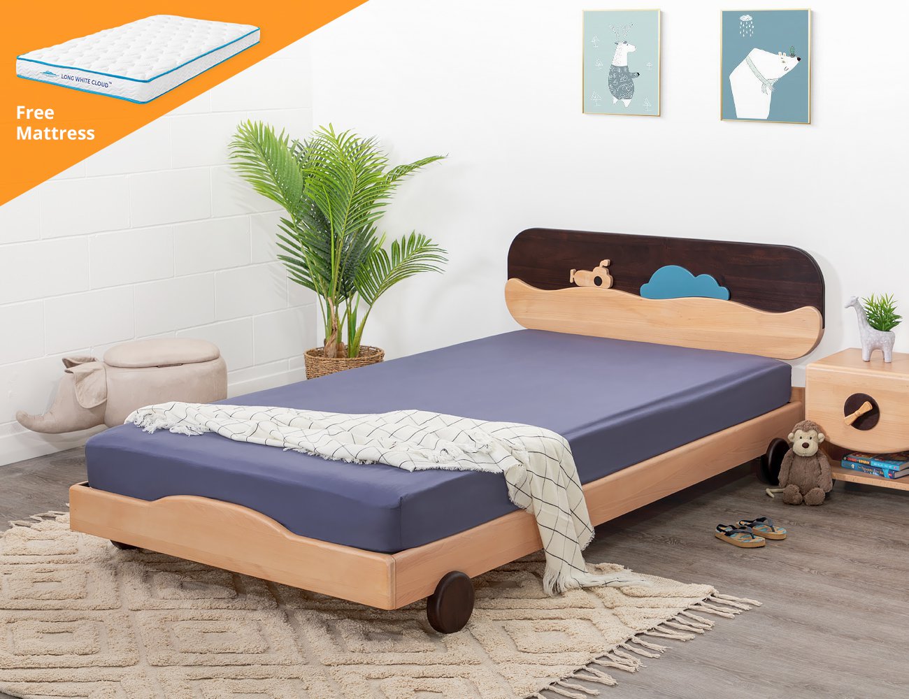 Submarine Single Bed Frame + Mattress Set Crazy Sales We have the