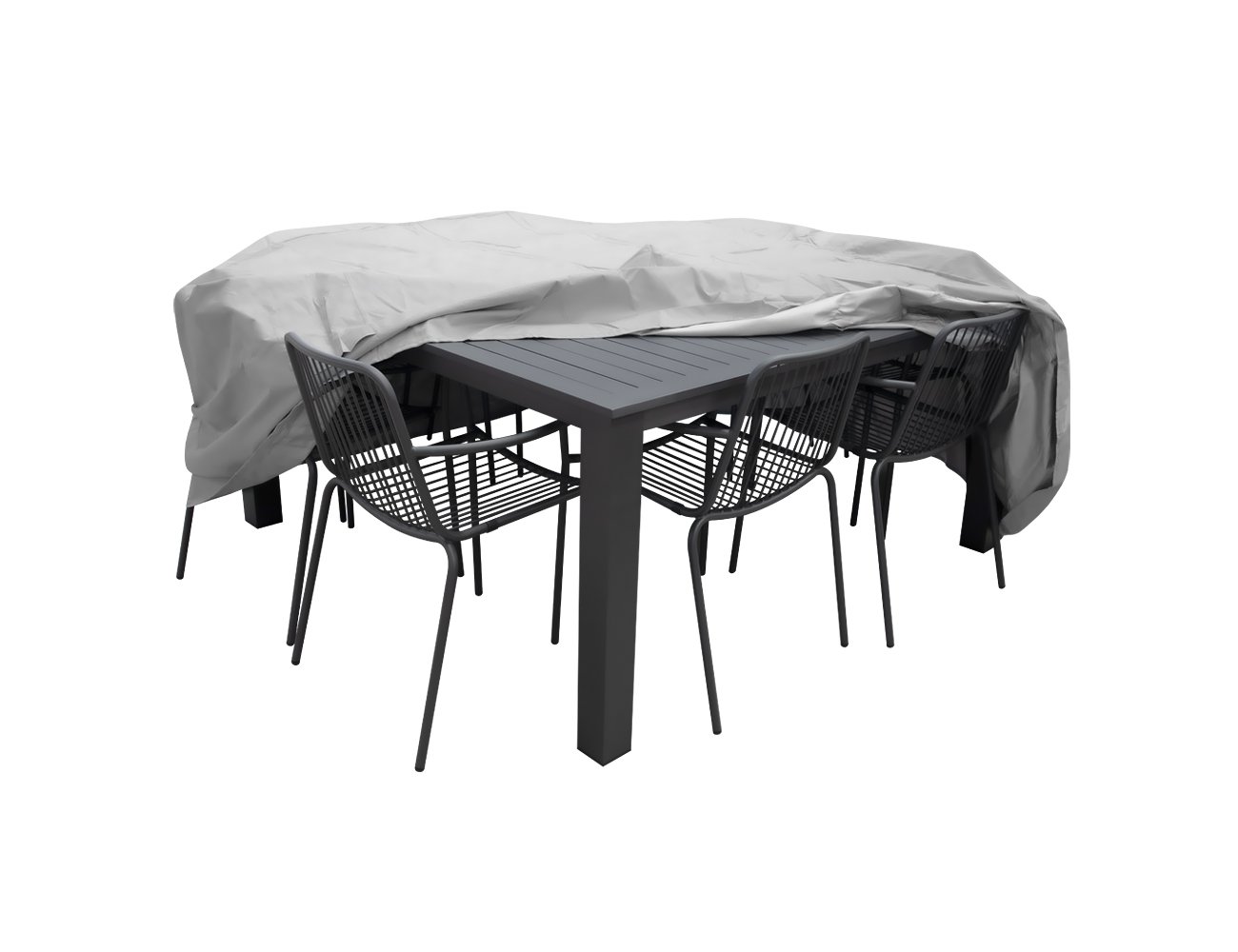 Outdoor furniture cover with mesh 340*140*90