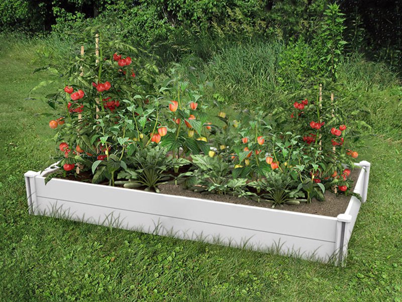 PVC Raised Garden Bed 115 x 57 x 33cm Crazy Sales We have the