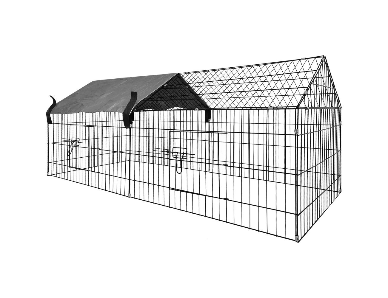 Rabbit Run Cage with Sun Cover - 185 x 75 x 75cm