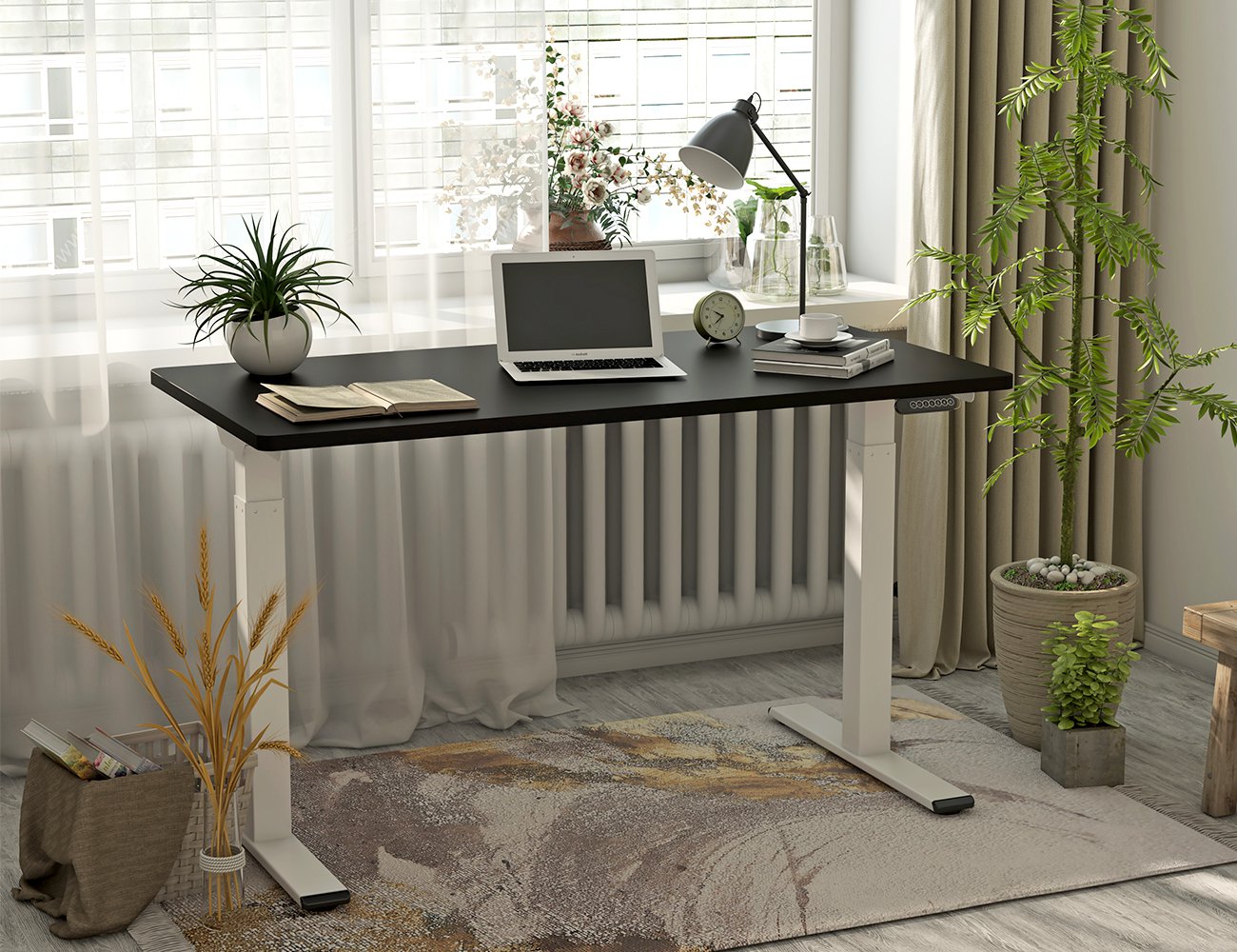 Spur Premium Electric Standing Desk - 140cm Black