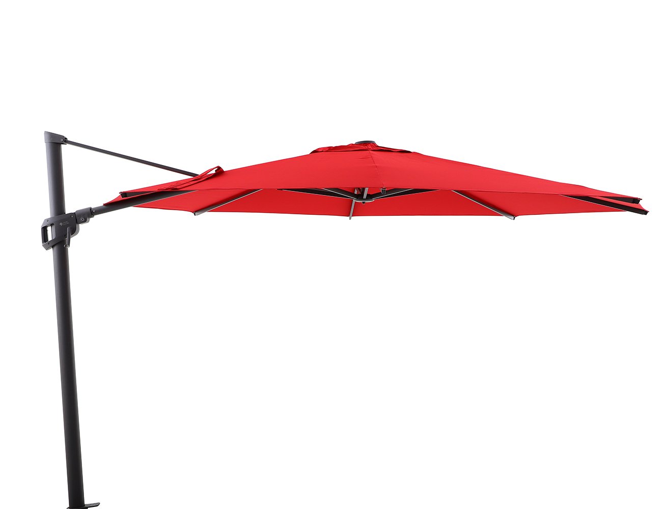 3.5m Cantilever Octagonal  Umbrella - Red