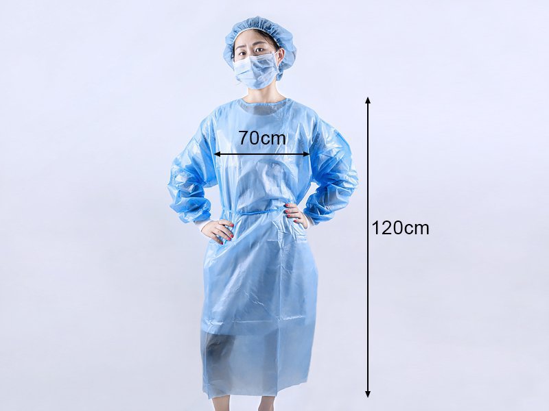 Disposable isolation clothes PPE - 10pc