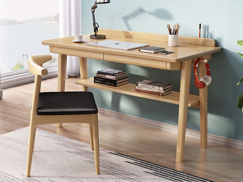 100CM Wooden Study Desk & Chair