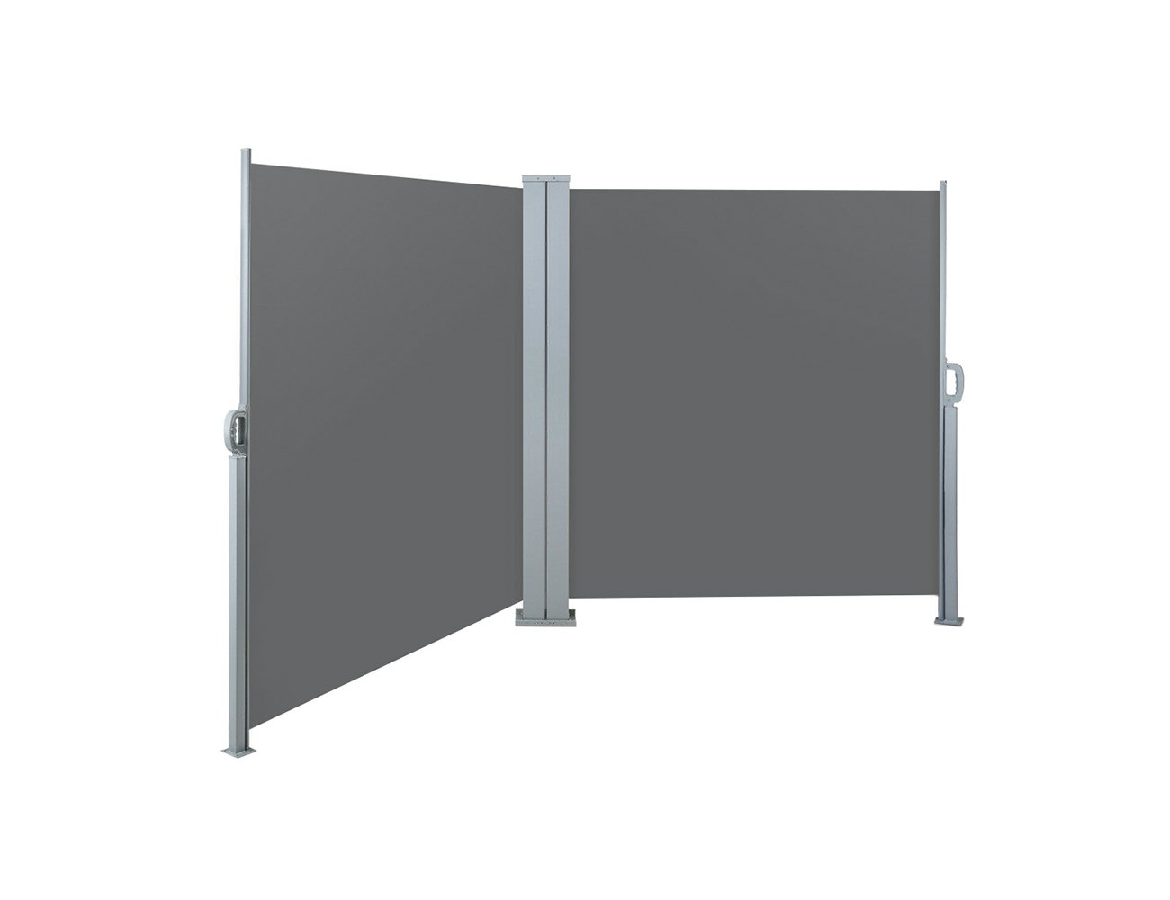 Retractable Side Awning Shade 1.8m x 6m Grey