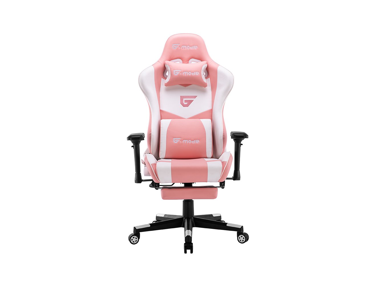 Axle Gaming Office Chair - Pink + White