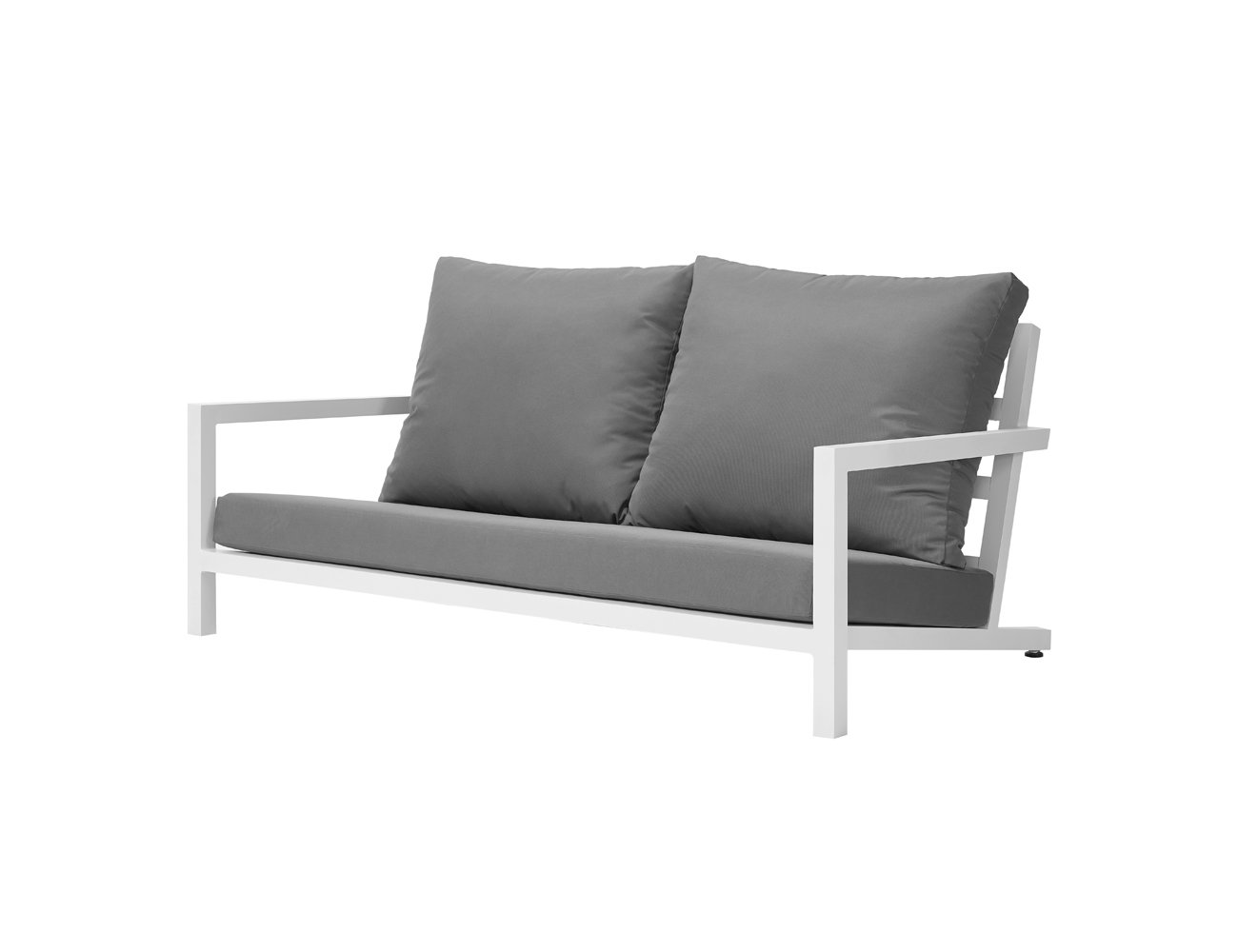 Viana Aluminium Outdoor 2.5 Seater Sofa - White