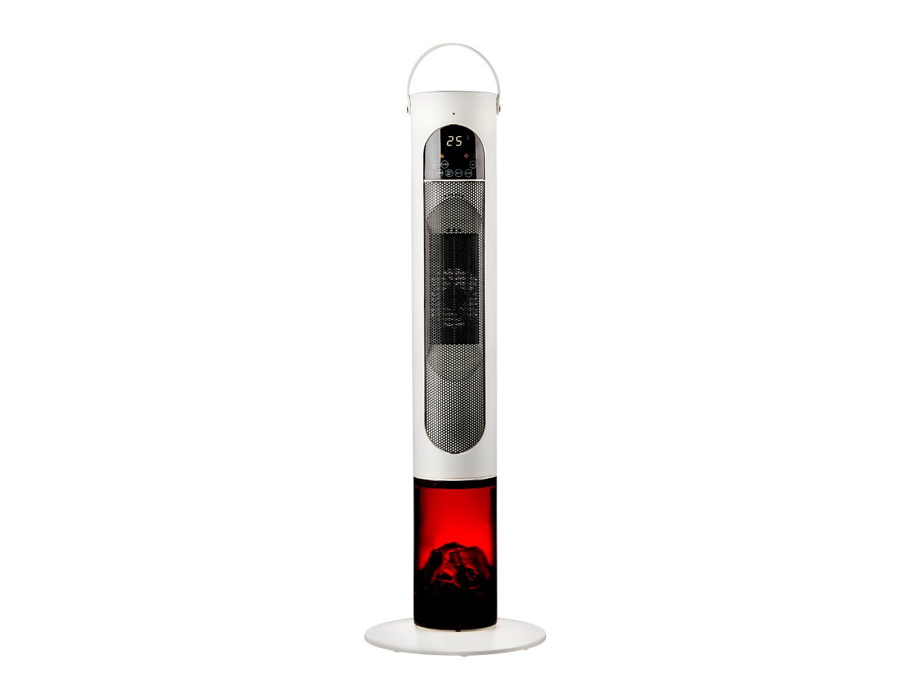 2000W Tower Fan Heater with 3D Flame Effect