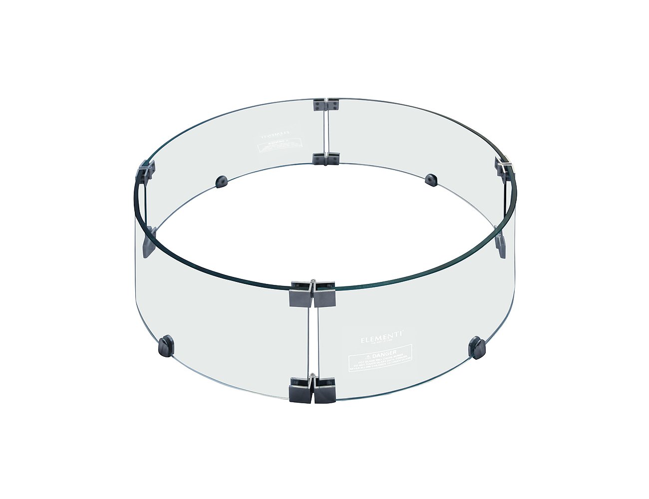 Glass Fire Pit Flame Guard Round Crazy Sales We have the best