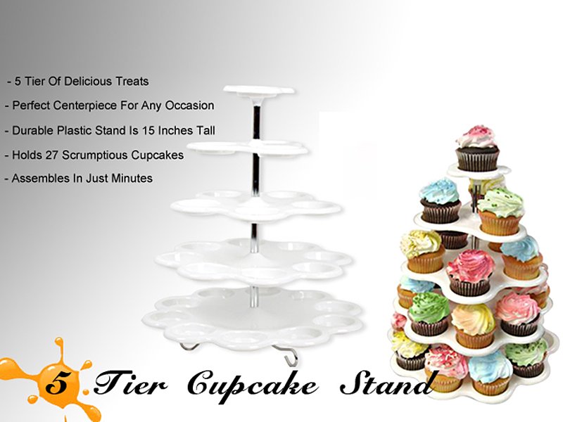 5 Tier Cupcake Stand
